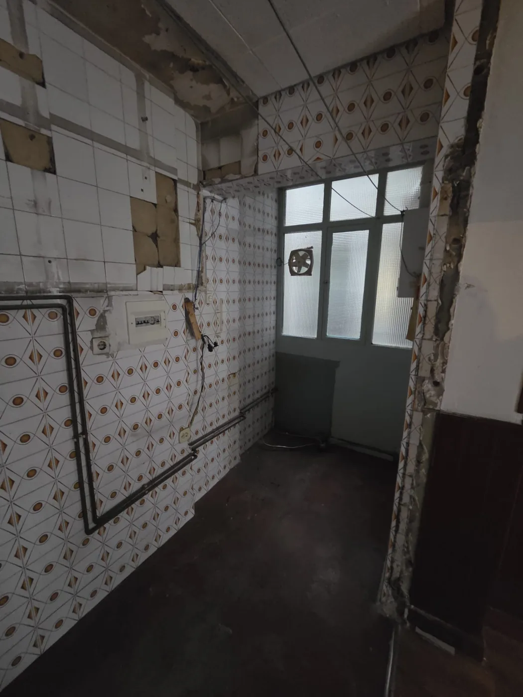 Cocina antes de la reforma, otro ángulo